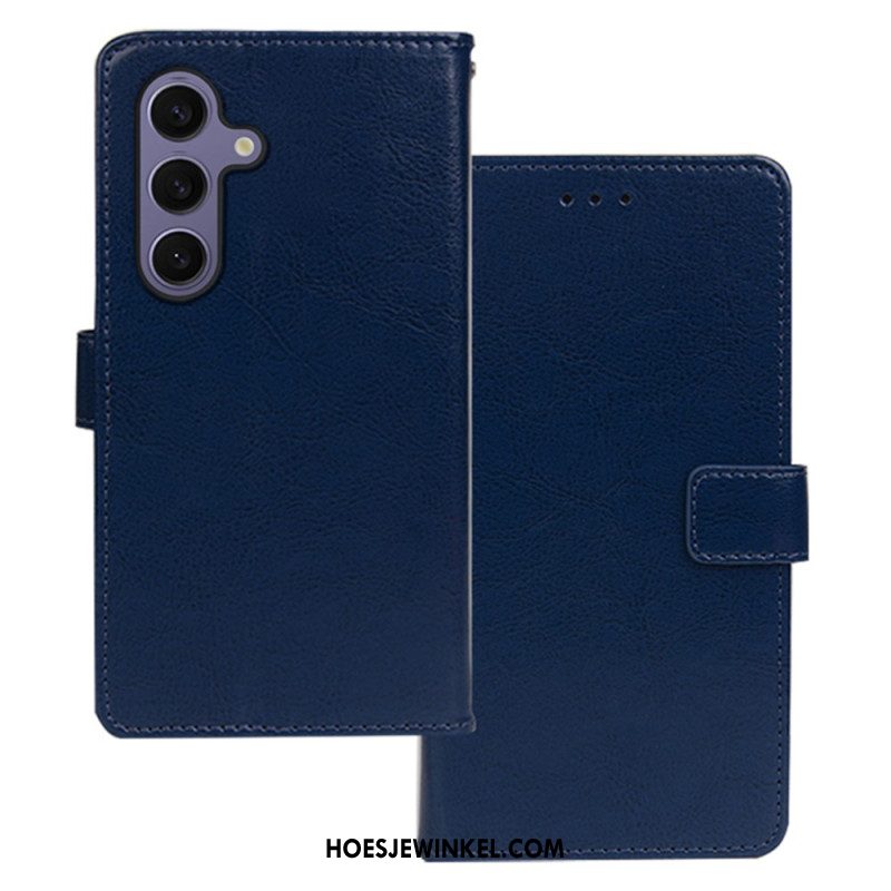 Leren Hoesje Voor Samsung Galaxy S25 5g Klassieke Idewei