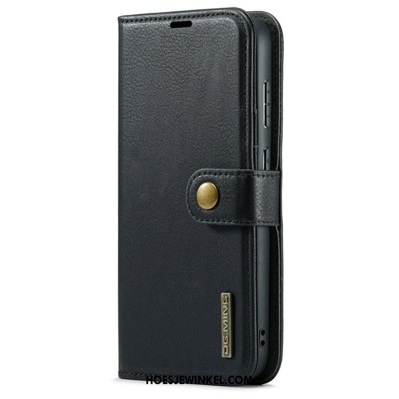 Leren Hoesje Voor Samsung Galaxy S25 Fe Afneembare Hoes Dg.ming