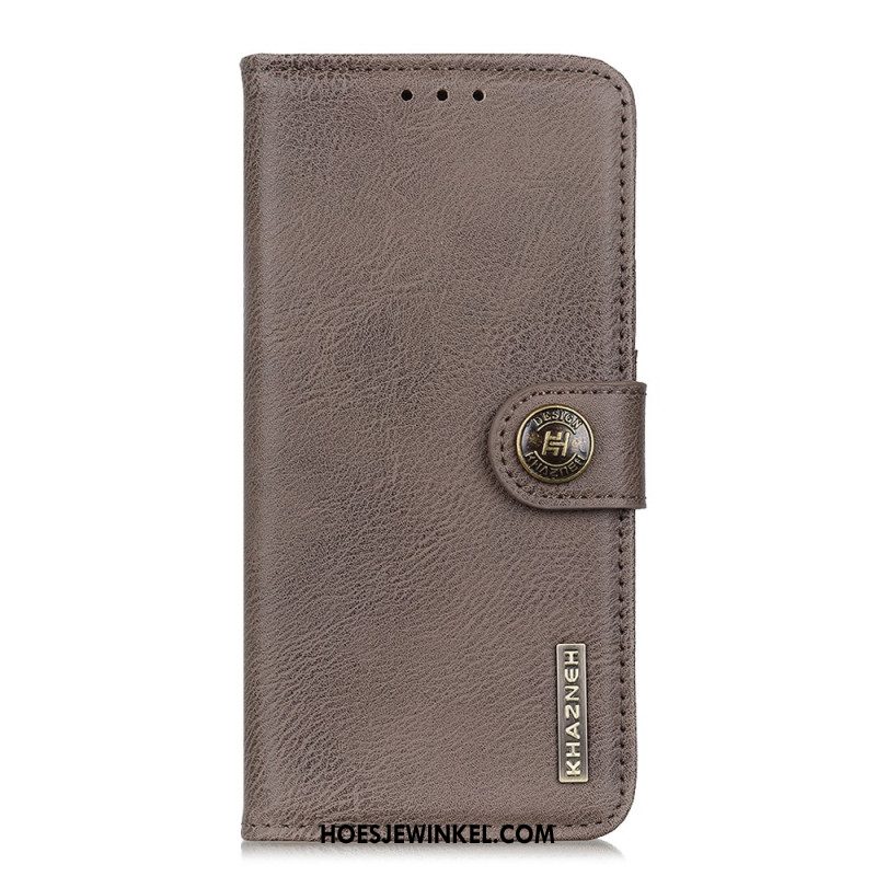 Leren Hoesje Voor Samsung Galaxy S25 Fe Vintage Khazneh