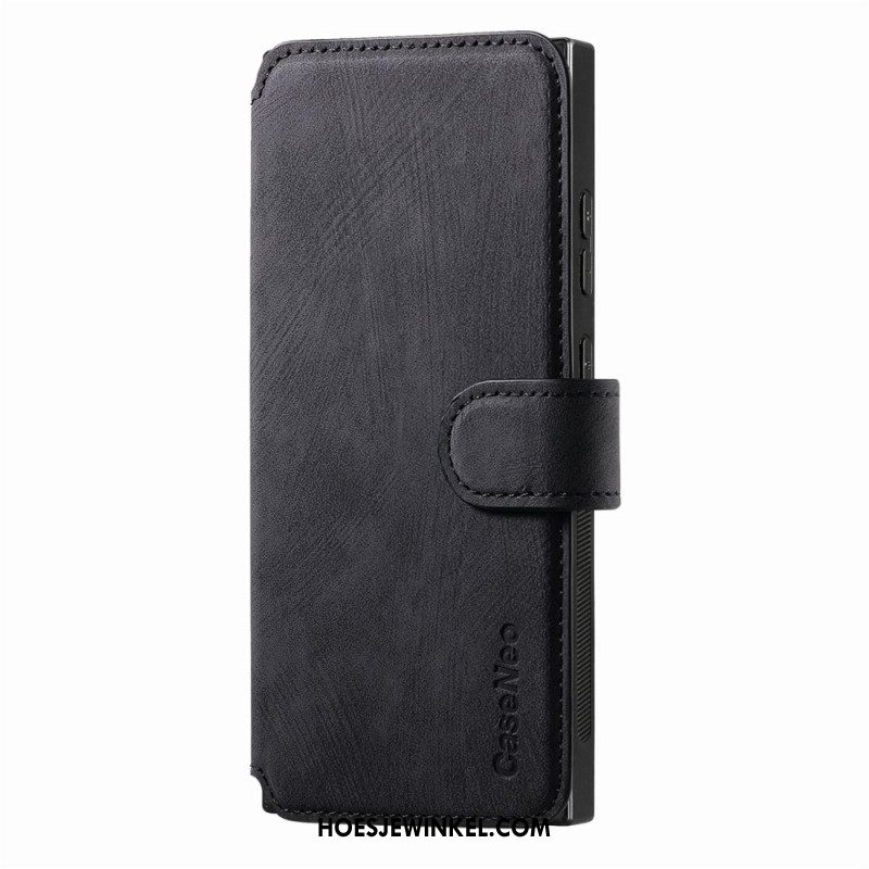 Leren Hoesje Voor Samsung Galaxy S25 Ultra 5g Afneembaar Magnetisch Rfid-hoesje