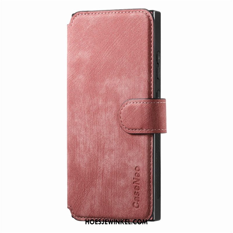 Leren Hoesje Voor Samsung Galaxy S25 Ultra 5g Afneembaar Magnetisch Rfid-hoesje