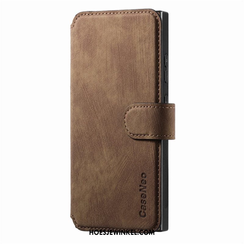 Leren Hoesje Voor Samsung Galaxy S25 Ultra 5g Afneembaar Magnetisch Rfid-hoesje