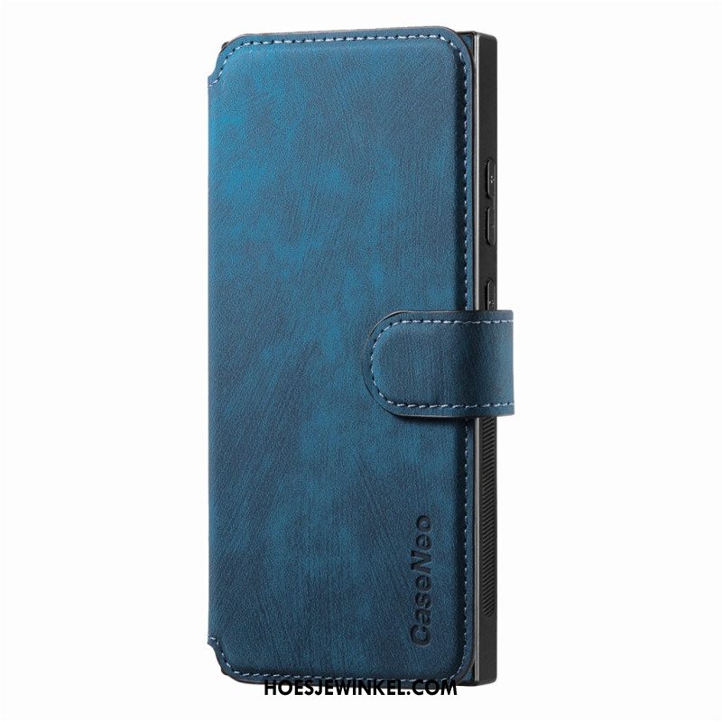 Leren Hoesje Voor Samsung Galaxy S25 Ultra 5g Afneembaar Magnetisch Rfid-hoesje