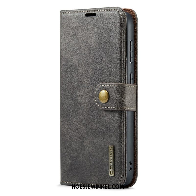 Leren Hoesje Voor Samsung Galaxy S26 Afneembare Dg.ming Portemonnee