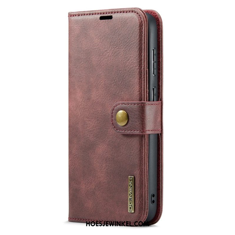 Leren Hoesje Voor Samsung Galaxy S26 Afneembare Dg.ming Portemonnee