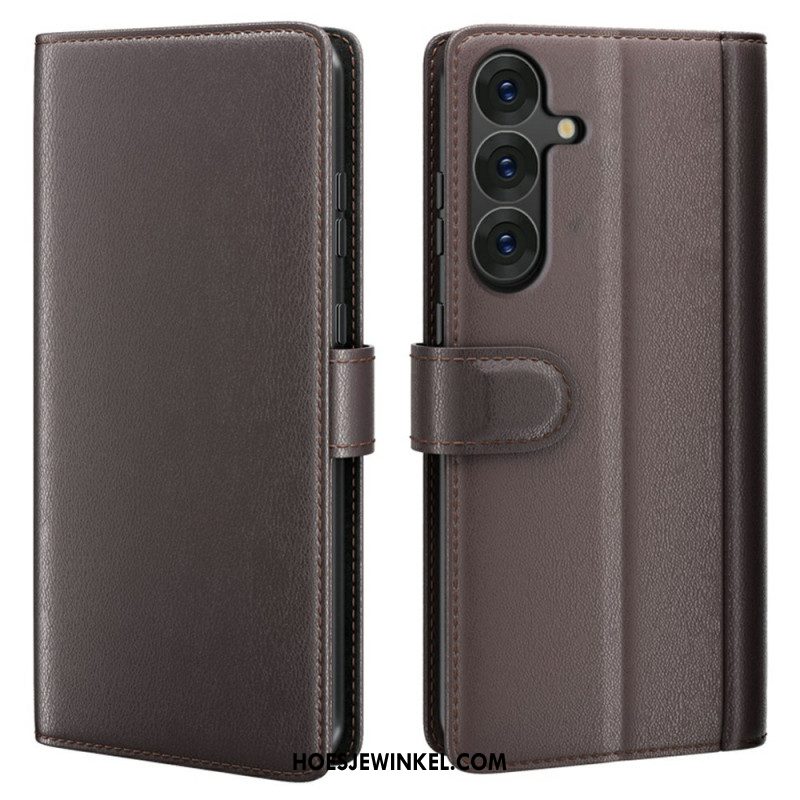 Leren Hoesje Voor Samsung Galaxy S26 Echt Leer