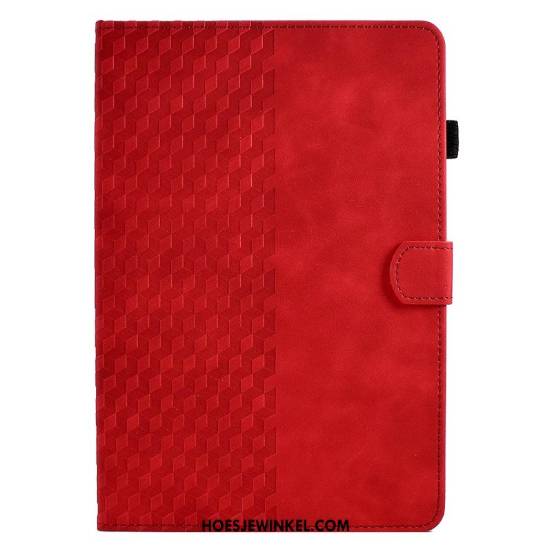 Leren Hoesje Voor Samsung Galaxy Tab S11 Suède Randeffect