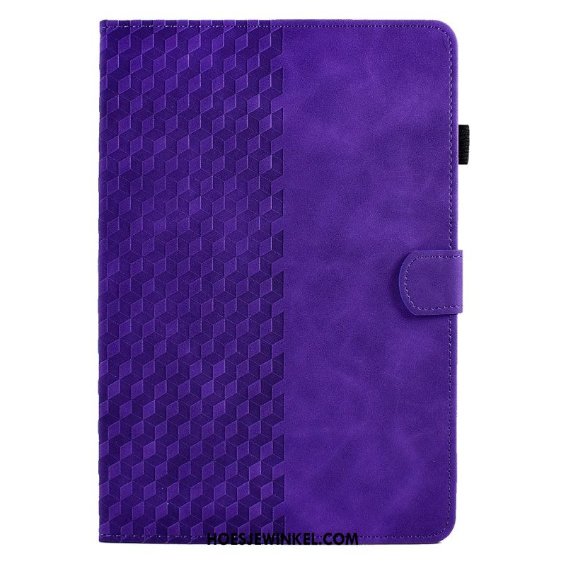 Leren Hoesje Voor Samsung Galaxy Tab S11 Suède Randeffect