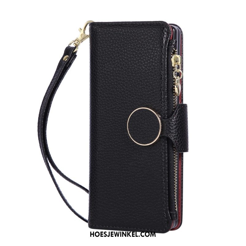 Leren Hoesje Voor Samsung Galaxy Z Fold 7 Vintage Design