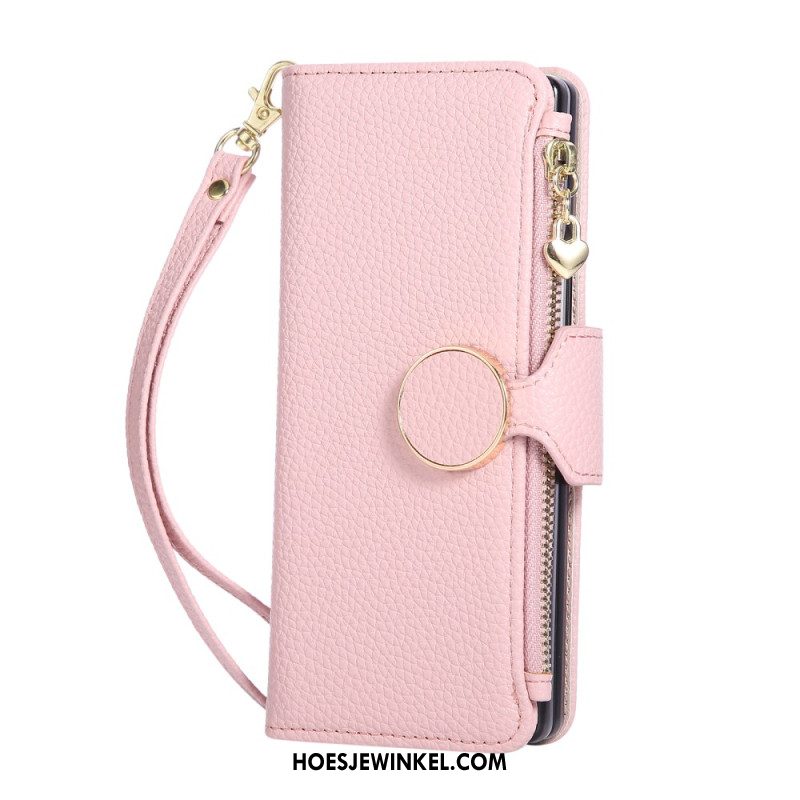 Leren Hoesje Voor Samsung Galaxy Z Fold 7 Vintage Design