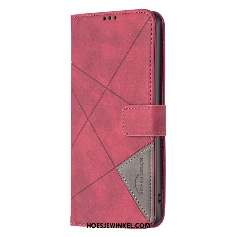 Leren Hoesje Voor Xiaomi 15 Binfencolor Geometrie