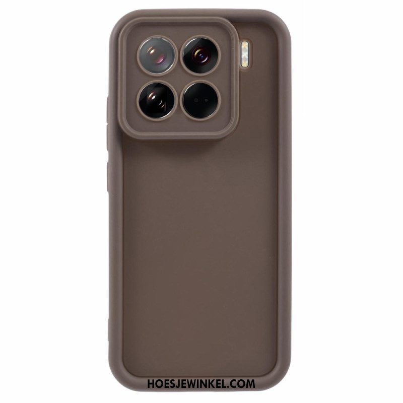 Leren Hoesje Voor Xiaomi 15 Pro Gegroefd Ontwerp