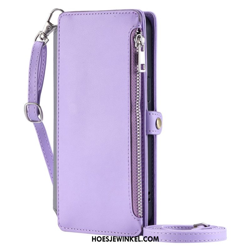 Leren Hoesje Voor Xiaomi 15 Pro Premium Bandje En Schouderband