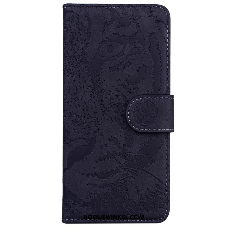 Leren Hoesje Voor Xiaomi 15 Tijgerprint
