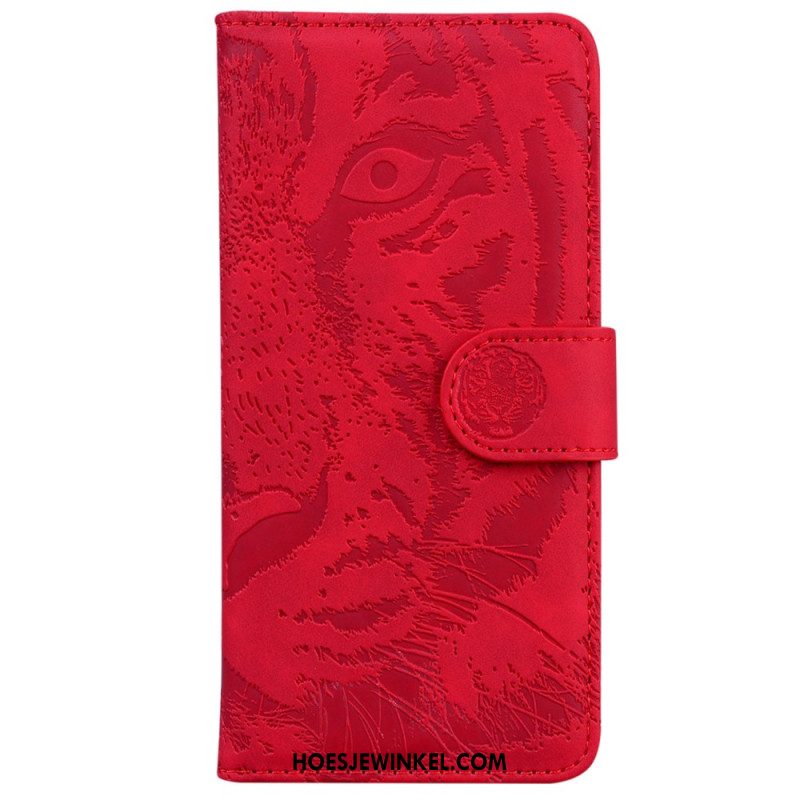 Leren Hoesje Voor Xiaomi 15 Tijgerprint