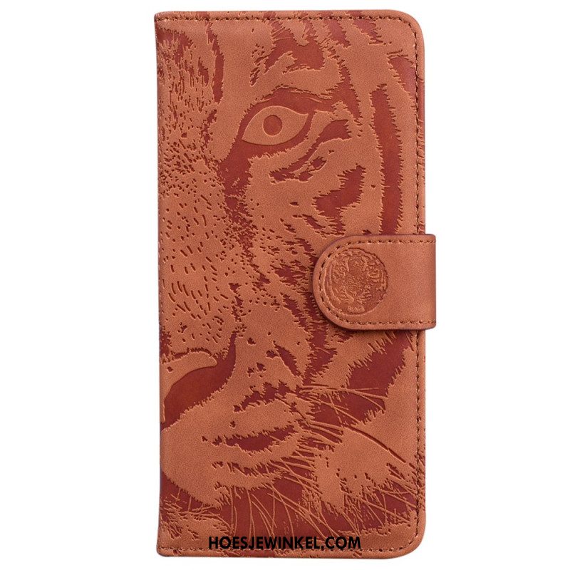 Leren Hoesje Voor Xiaomi 15 Tijgerprint