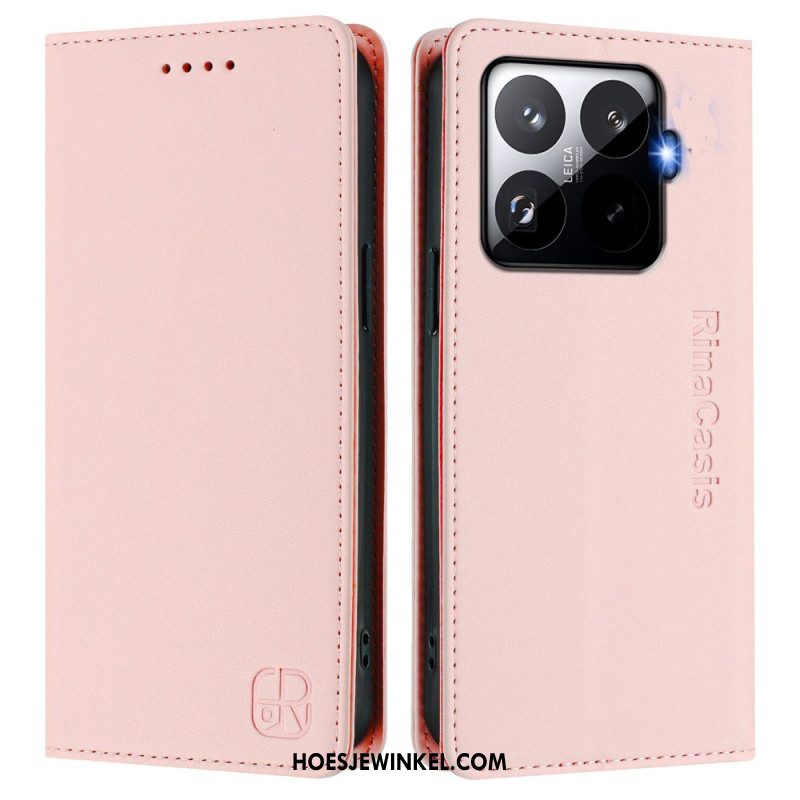 Leren Hoesje Voor Xiaomi 15t Pro Rfid-bescherming