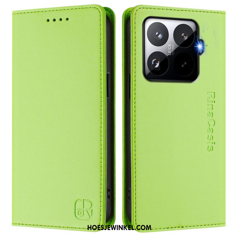 Leren Hoesje Voor Xiaomi 15t Pro Rfid-bescherming