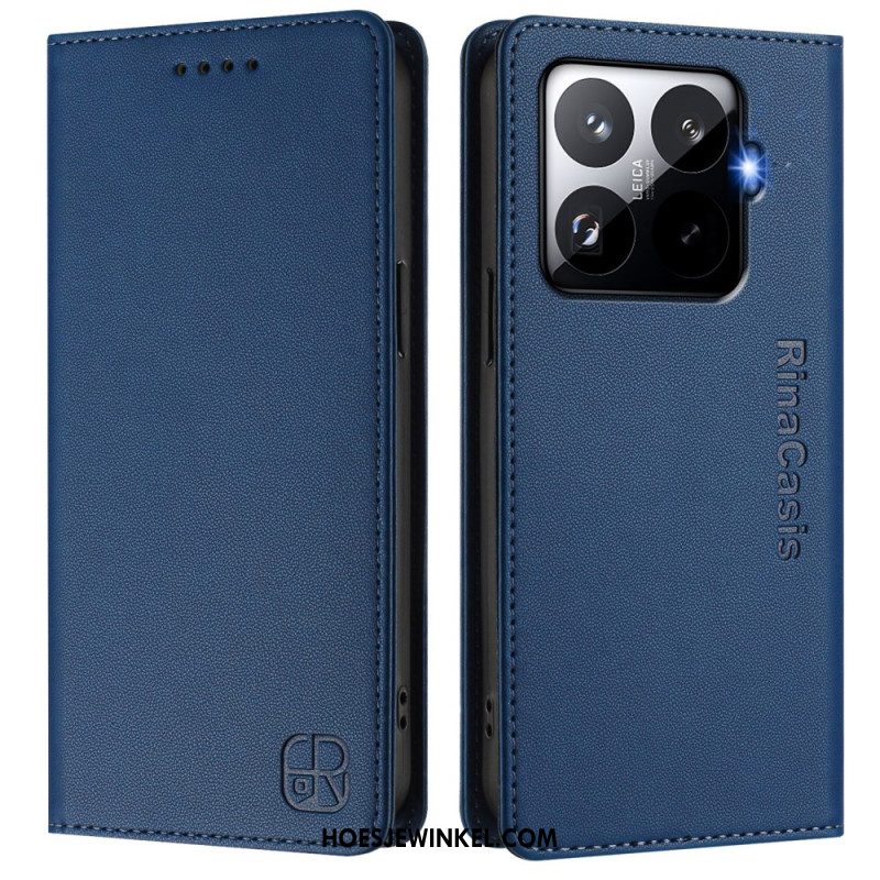 Leren Hoesje Voor Xiaomi 15t Pro Rfid-bescherming