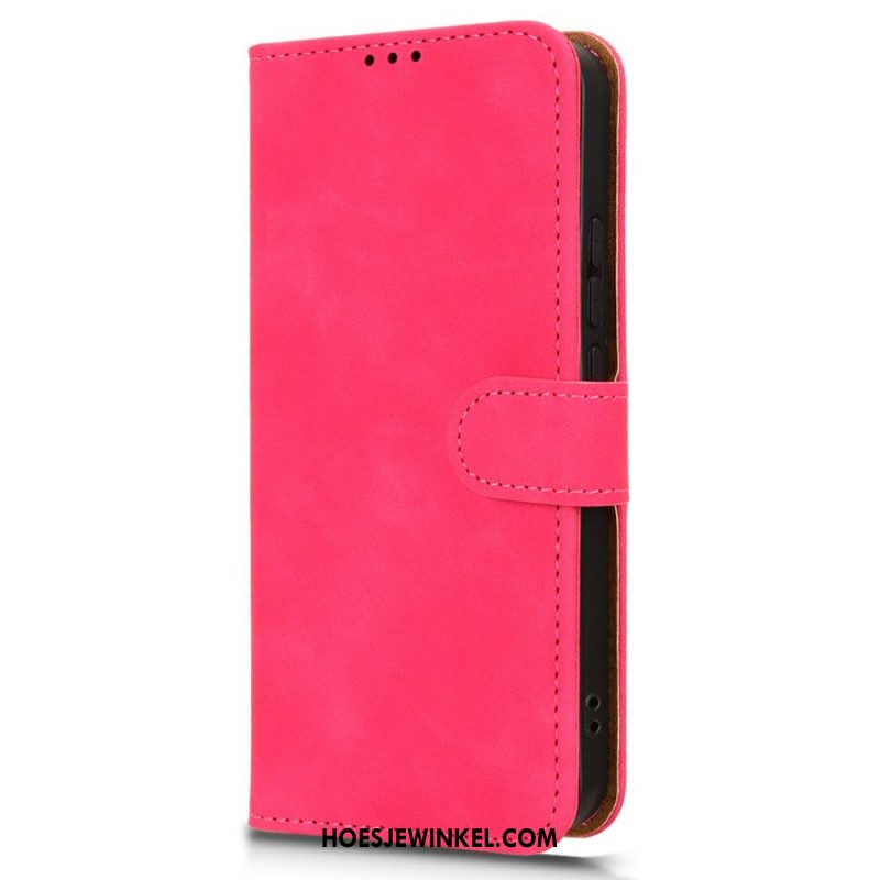 Leren Hoesje Voor Xiaomi 15t Suède Effect