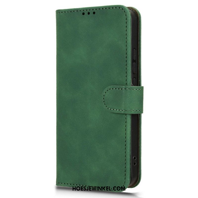 Leren Hoesje Voor Xiaomi 15t Suède Effect