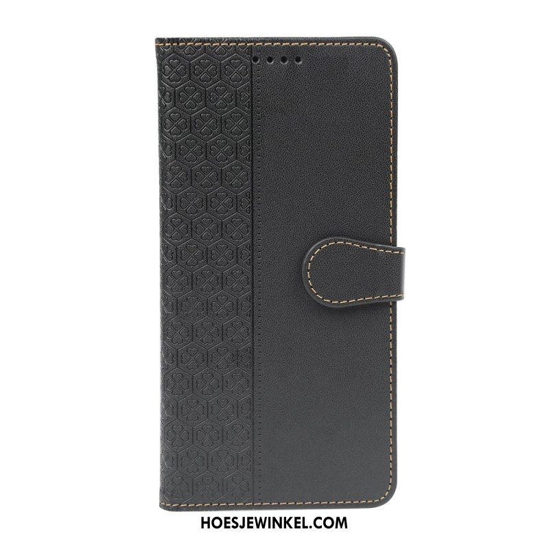 Leren Hoesje Voor Xiaomi 17 Klavertje Vier