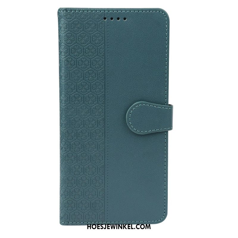 Leren Hoesje Voor Xiaomi 17 Klavertje Vier