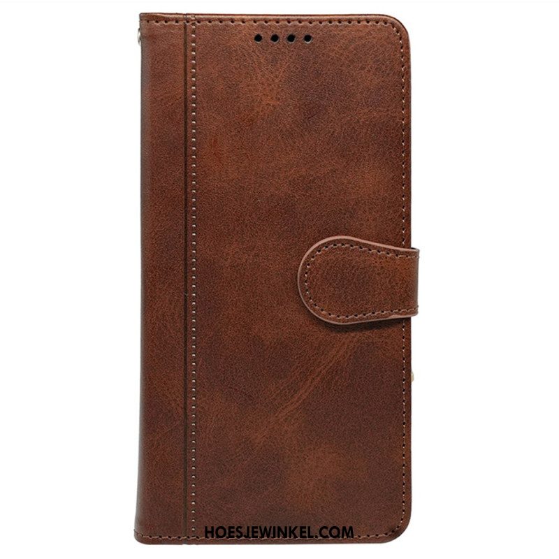 Leren Hoesje Voor Xiaomi 17 Leertextuur