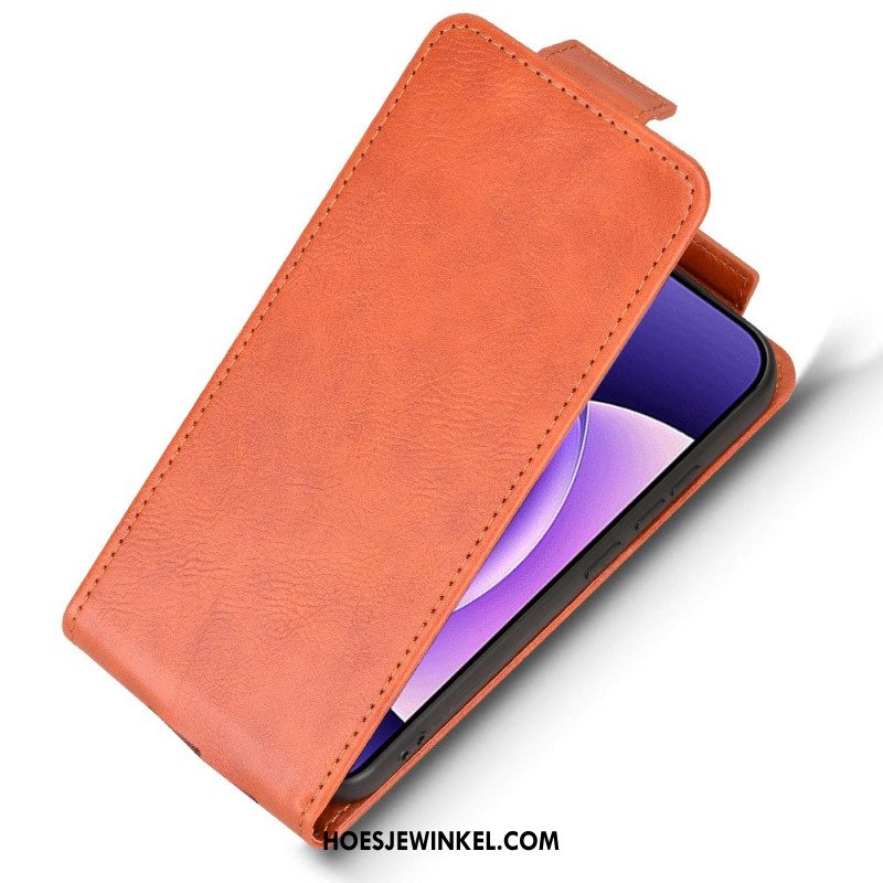 Leren Hoesje Voor Xiaomi 17 Pro Verticale Klep