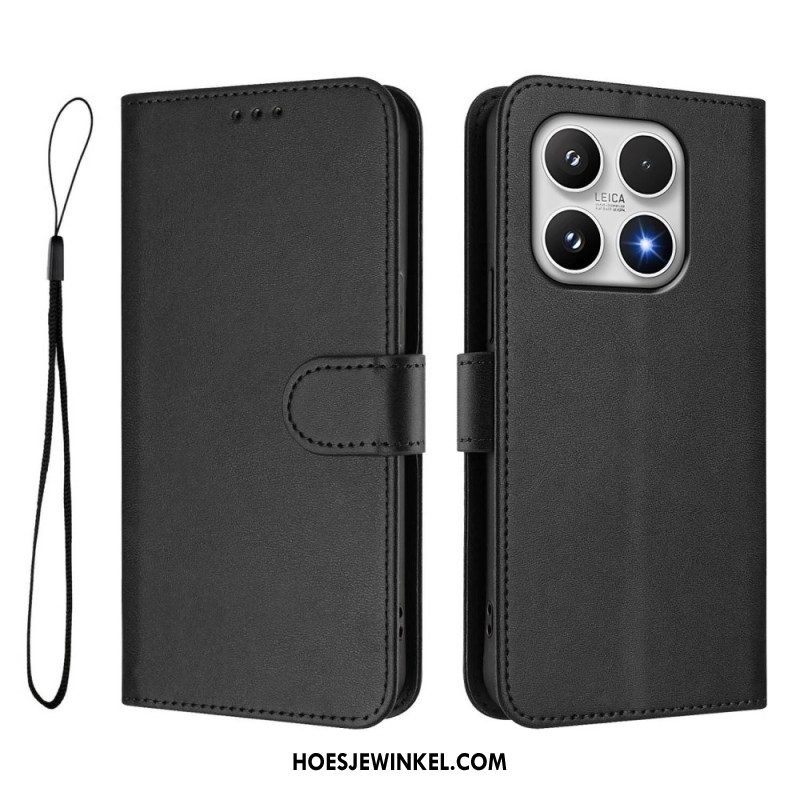 Leren Hoesje Voor Xiaomi 17 Rfid-bescherming Met Leerlook