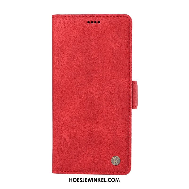 Leren Hoesje Voor Xiaomi 17 Yikatu Suède-effect