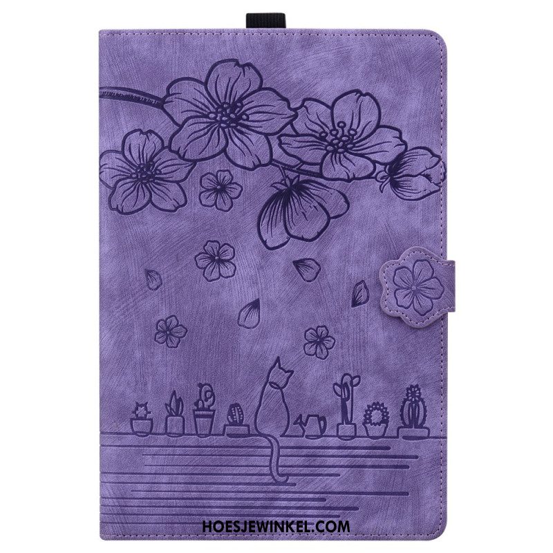 Leren Hoesje Voor Xiaomi Pad 7 / 7 Pro Scène Met Katten