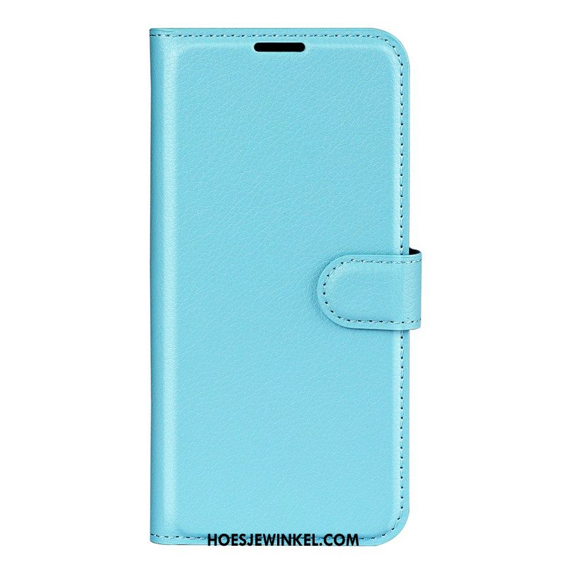 Leren Hoesje Voor Xiaomi Redmi Note 13 Pro Plus 5g Klassiek Litchi Kunstleer