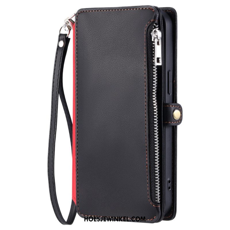 Leren Hoesje Voor Xiaomi Redmi Note 14 4g Portemonnee Met 8 Kaartsleuven