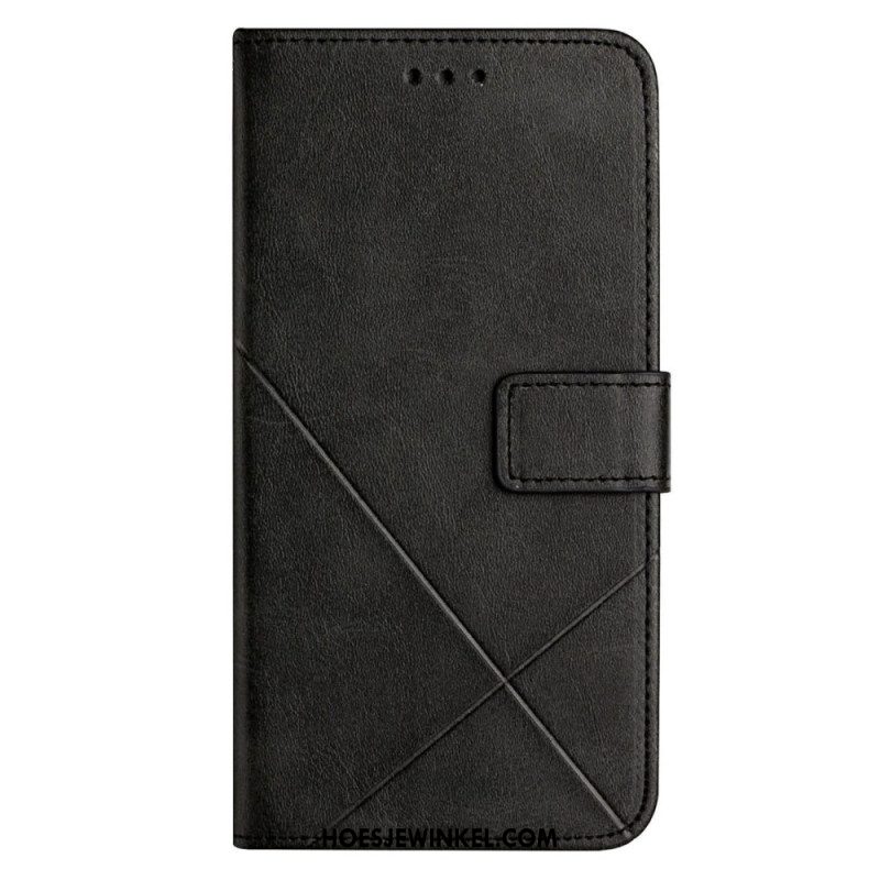 Leren Hoesje Voor Xiaomi Redmi Note 14 5g Idewei-lijnen