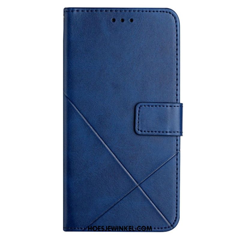 Leren Hoesje Voor Xiaomi Redmi Note 14 5g Idewei-lijnen