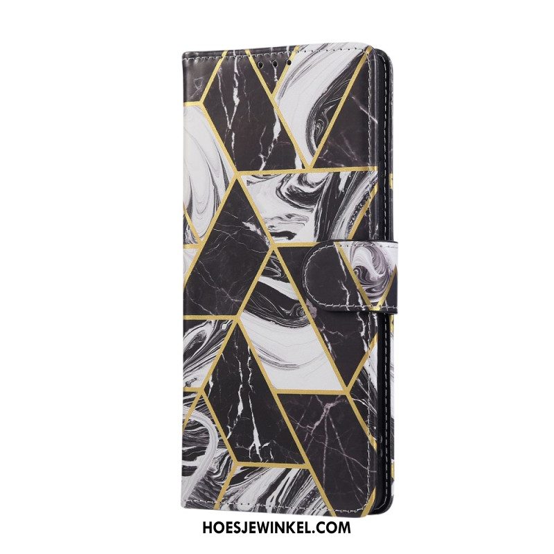 Leren Hoesje Voor Xiaomi Redmi Note 14 Pro 4g Marmerlook