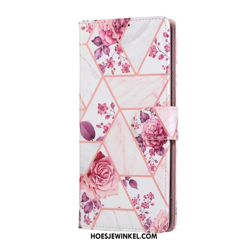 Leren Hoesje Voor Xiaomi Redmi Note 14 Pro 4g Marmerlook