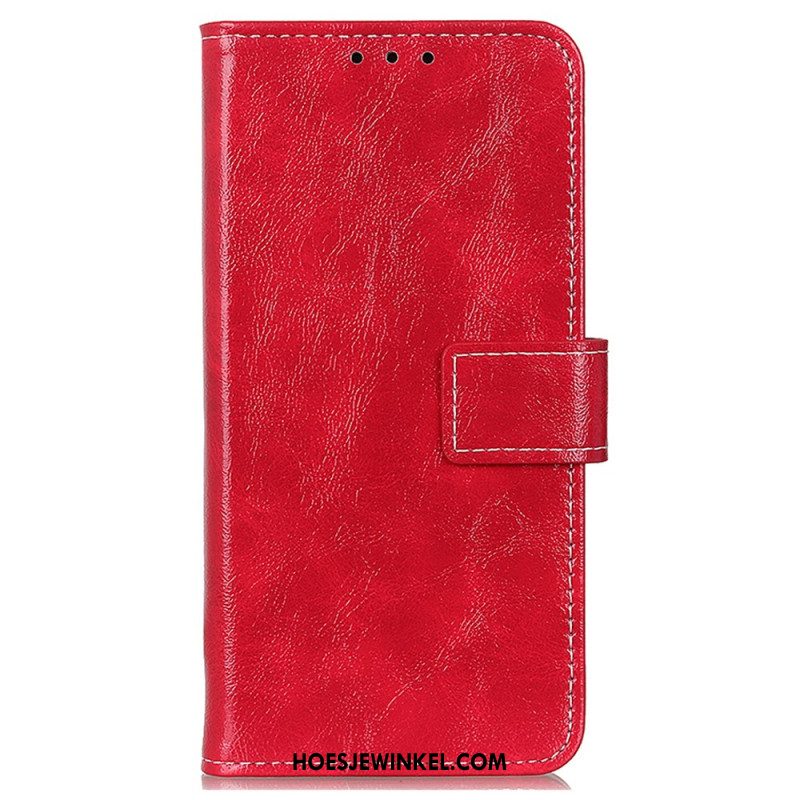 Leren Hoesje Voor Xiaomi Redmi Note 14 Pro 5g Glanzend
