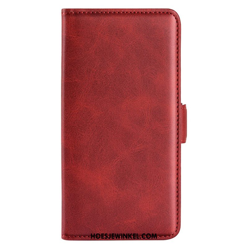 Leren Hoesje Voor Xiaomi Redmi Note 14 Pro Plus 5g Dubbele Sluiting