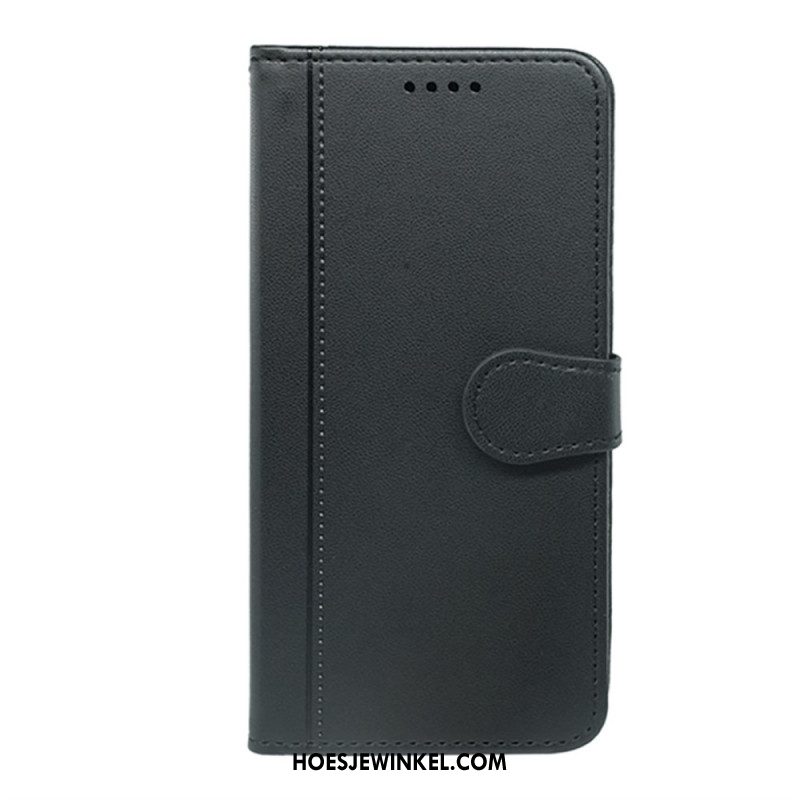 Leren Hoesje Voor Xiaomi Redmi Note 14s Bandafwerking