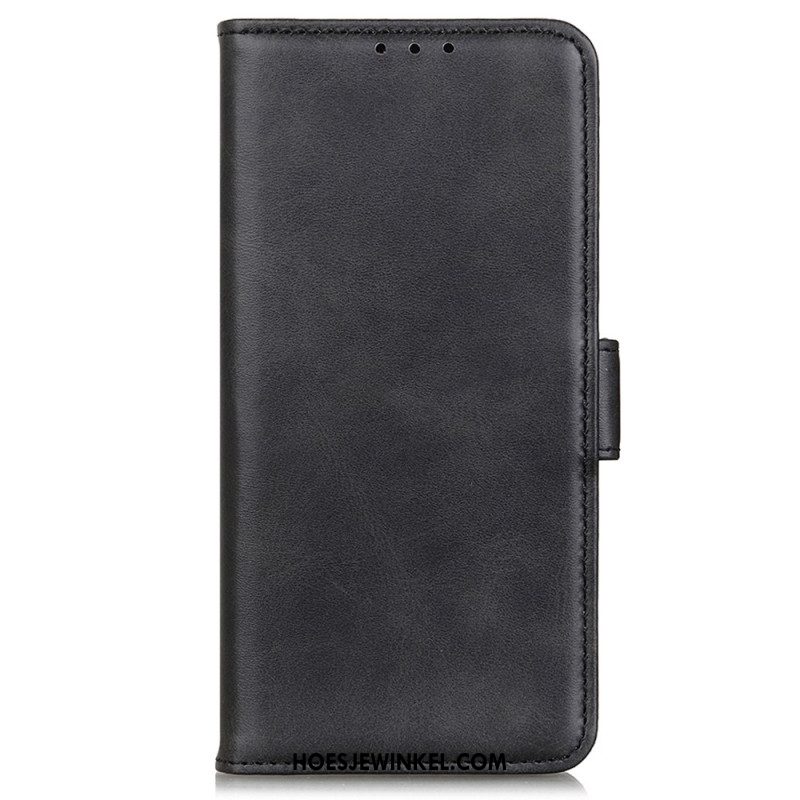Leren Hoesje Voor Xiaomi Redmi Note 14s Dubbele Sluiting