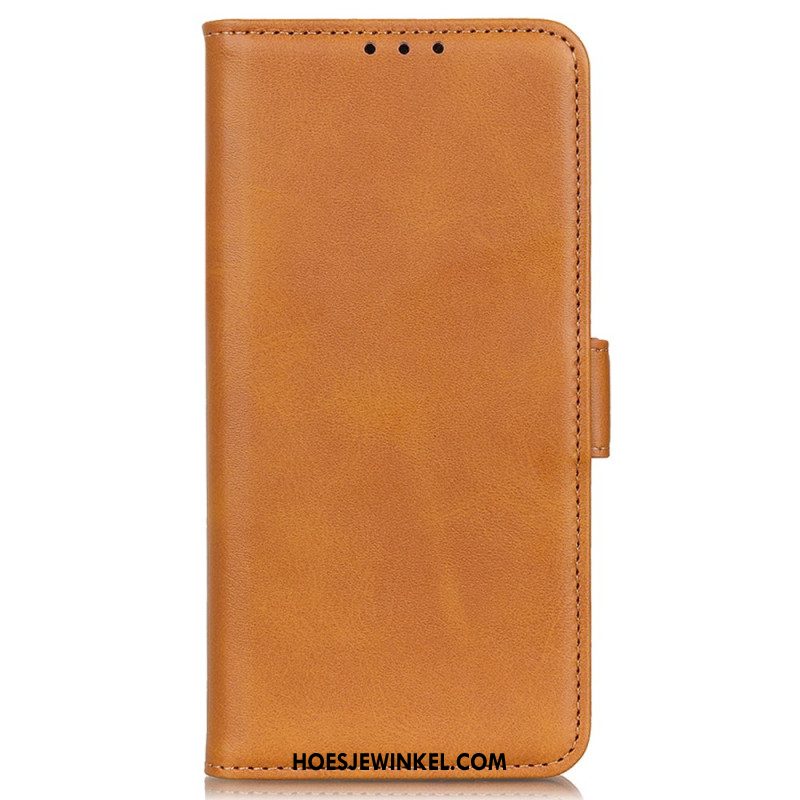 Leren Hoesje Voor Xiaomi Redmi Note 14s Dubbele Sluiting