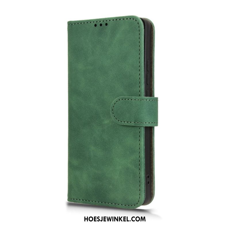 Leren Hoesje Voor Xiaomi Redmi Note 14s Suède-effect