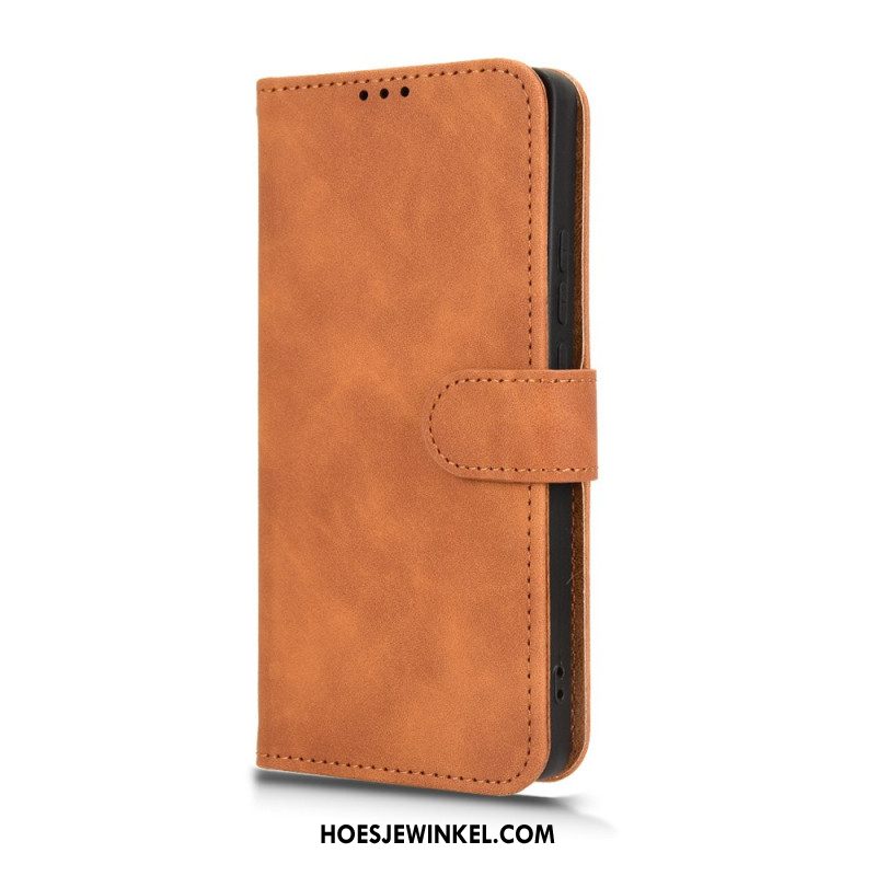Leren Hoesje Voor Xiaomi Redmi Note 14s Suède-effect