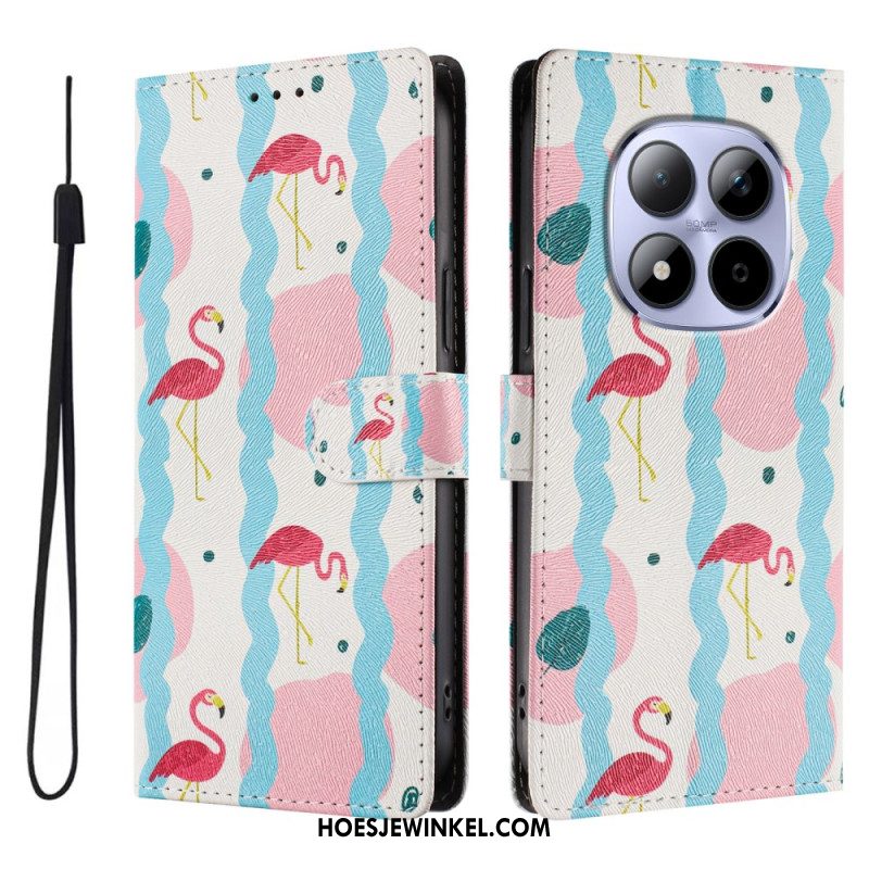 Leren Hoesje Voor Xiaomi Redmi Note 15 Pro 5g Patroon