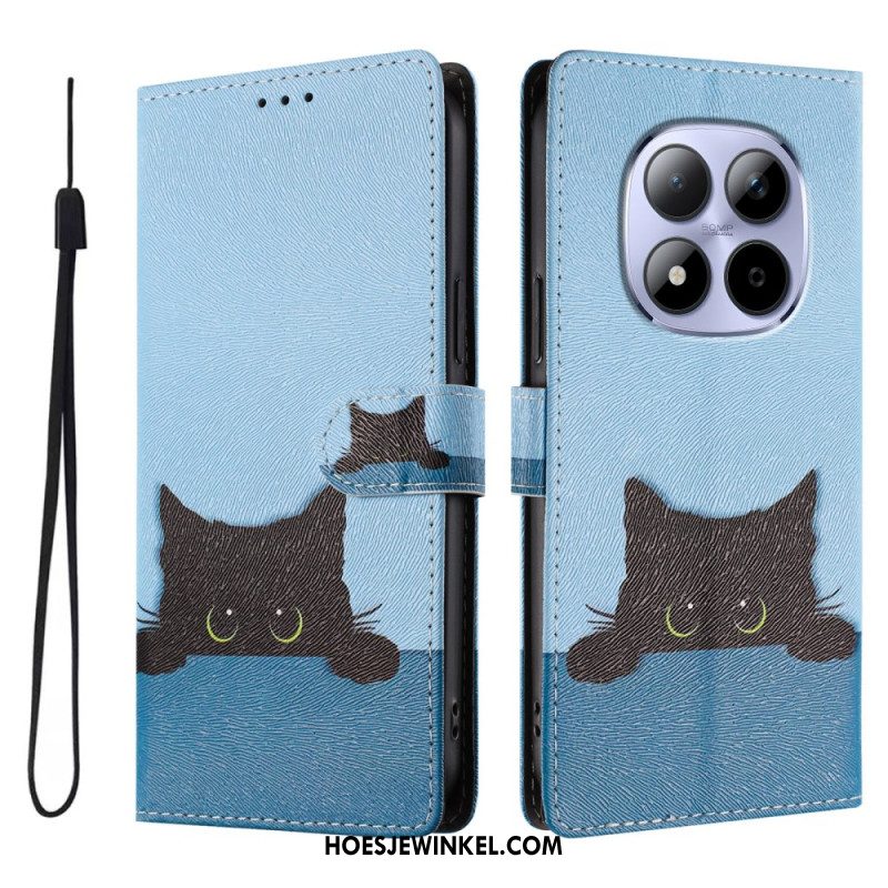 Leren Hoesje Voor Xiaomi Redmi Note 15 Pro 5g Patroon