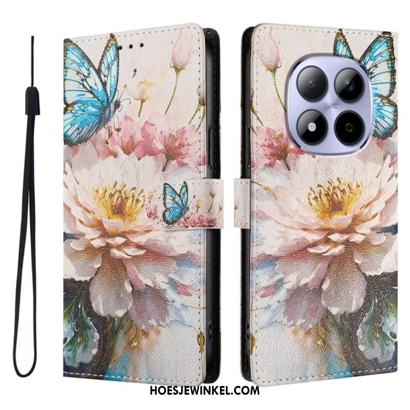 Leren Hoesje Voor Xiaomi Redmi Note 15 Pro 5g Patroon