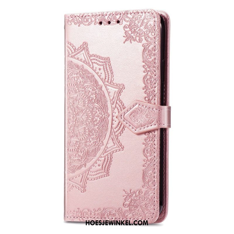 Leren Hoesje Voor Xiaomi Redmi Note 15 Pro Plus 5g Barok Mandala