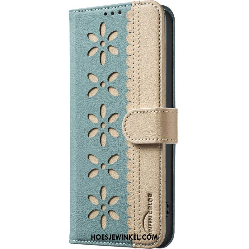 Leren Hoesje Voor Xiaomi Redmi Note 15 Pro Plus 5g Binfen Color Bloemenpatroon